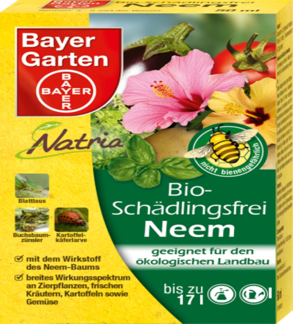 Bayer Garten Natria Bio-Schädlingsfrei Neem Bio 50ml