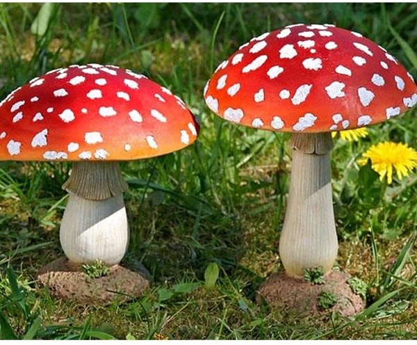 Fliegenpilz Deko Pilz Gartendeko Garten Kunstharz Rot Weiss Stuckpreis