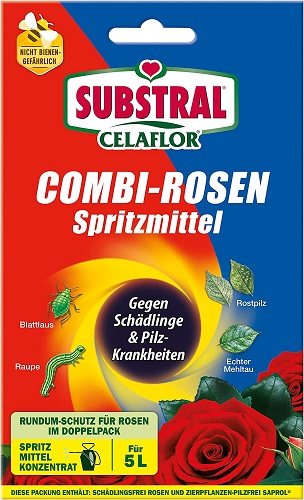Substral Celaflor Combi Rosen Spritzmittel 1 x 4 ml + 1 x 7,5 ml