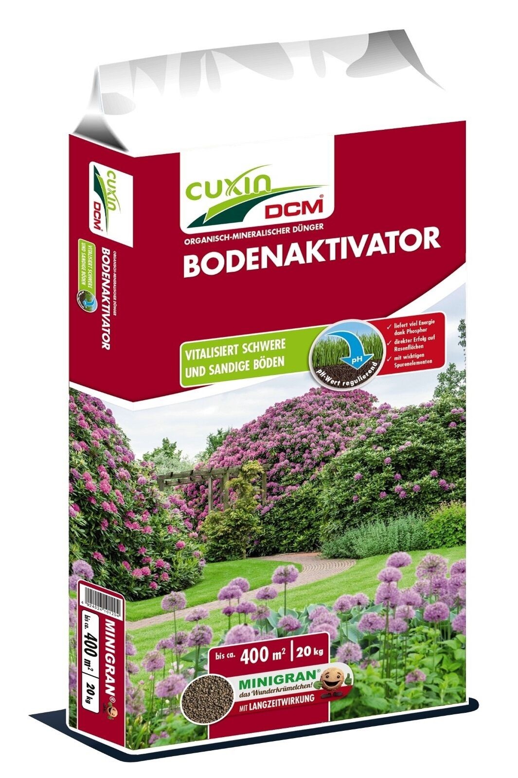 Cuxin DCM Bodenaktivator  minigran Gartendünger mit Urgesteinsmehl 20 kg