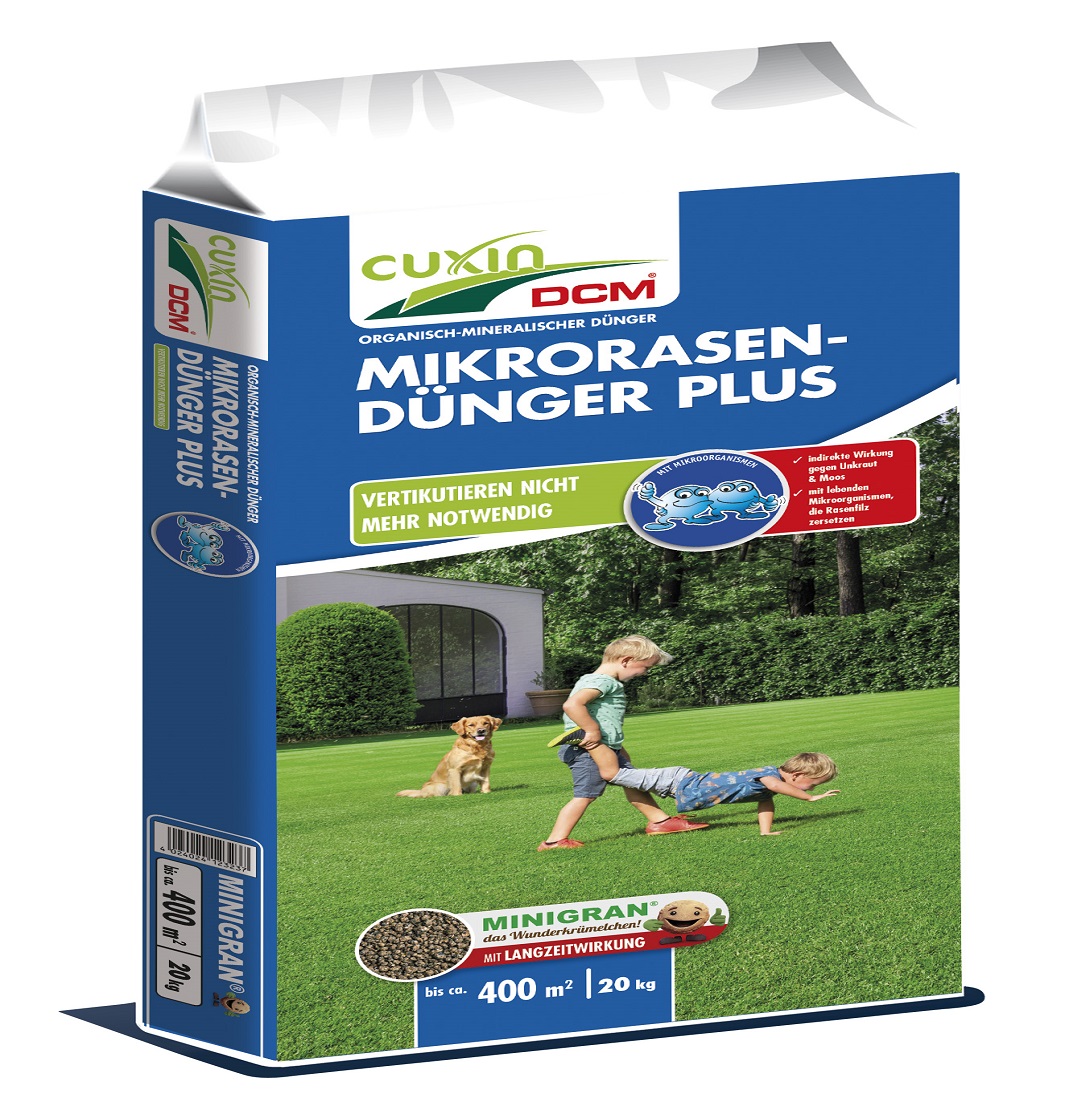 Cuxin DCM Mikro Rasendünger Plus 20 kg minigran