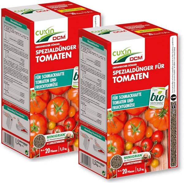 Cuxin  Dünger Organischer Dünger Tomaten Garten Gemüse Bio 2 x 1,5 kg