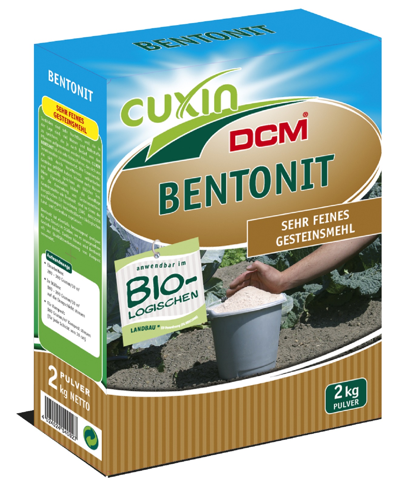 Cuxin Bentonit 2 Kg Kompostierhilfe Garten Nahrstoffspeicher