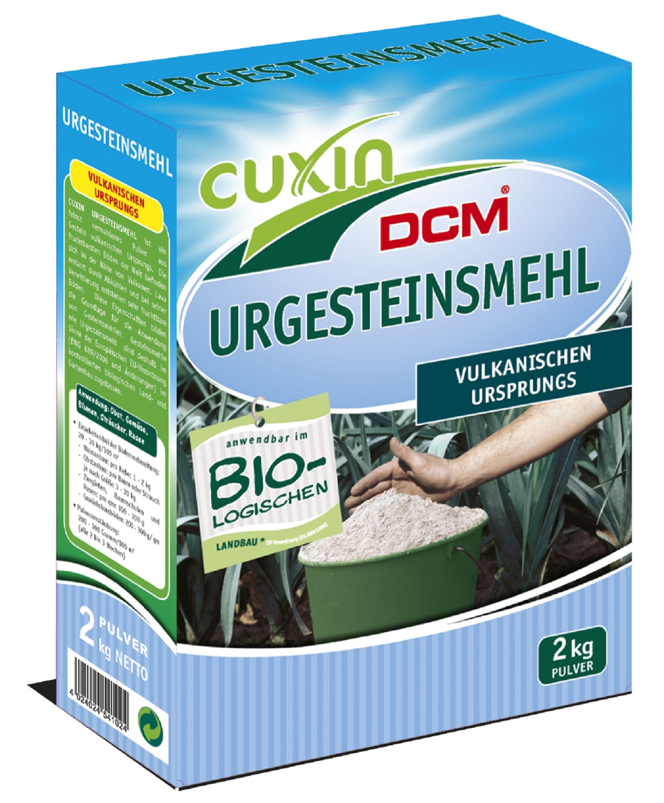 Cuxin DCM Urgesteinsmehl 2 kg Bodenverbesserungsmittel