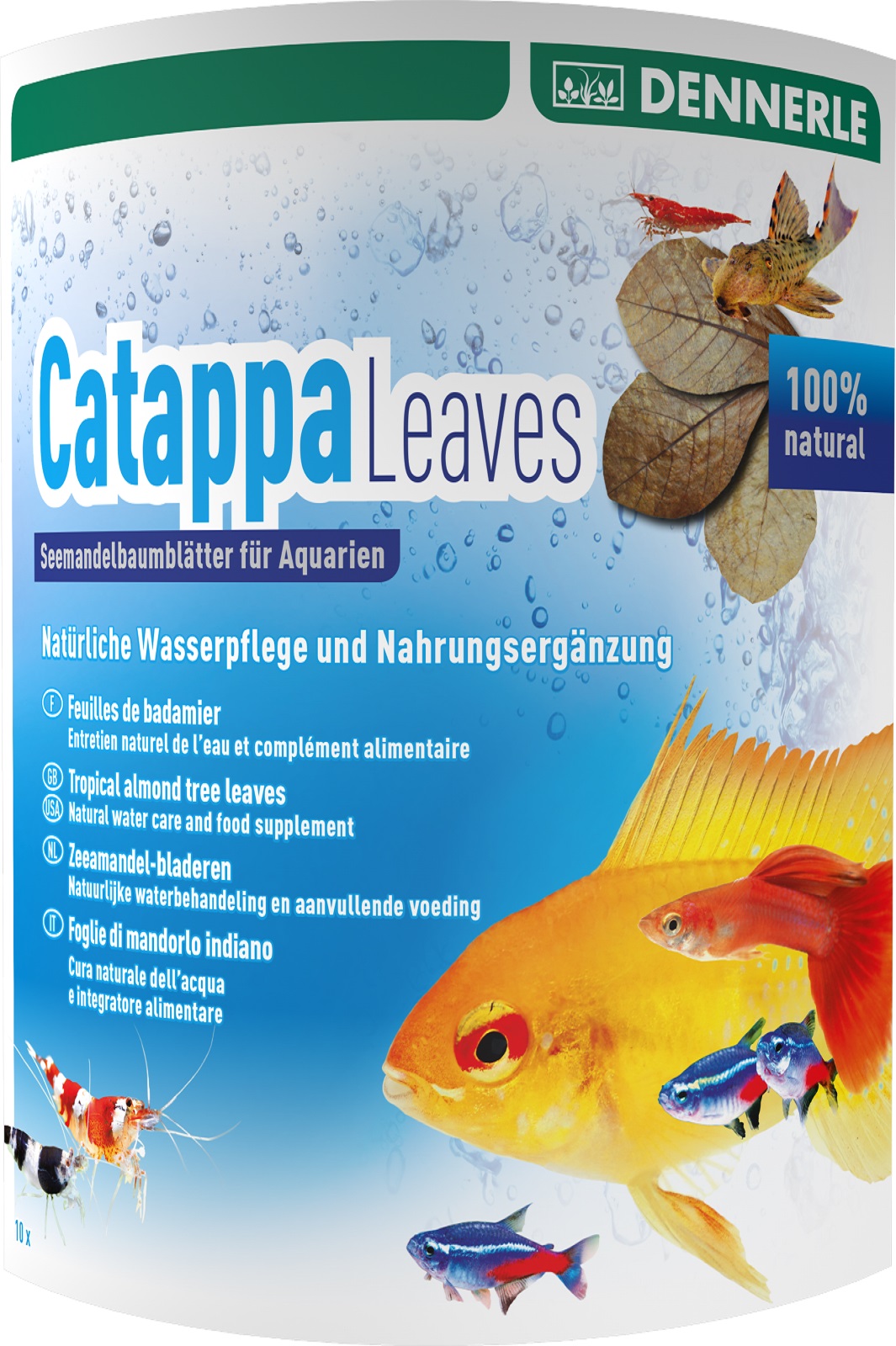 Dennerle Aqua Rico Catappa Leaves Nahrunsergänzung für Saugwelse
