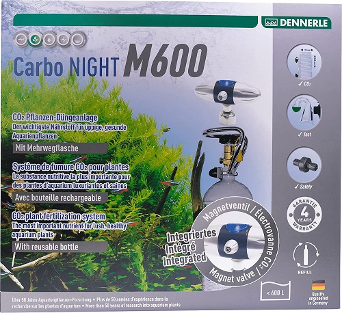 Dennerle Carbo NIGHT M600 - CO2-Düngeset für Aquarien bis 600 Liter