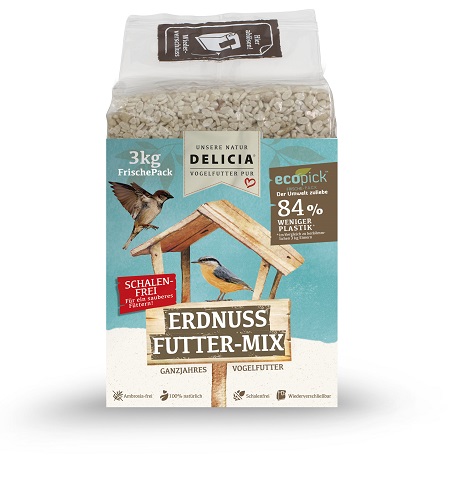 Delicia Erdnuss Futter-Mix ecopick 3 kg
