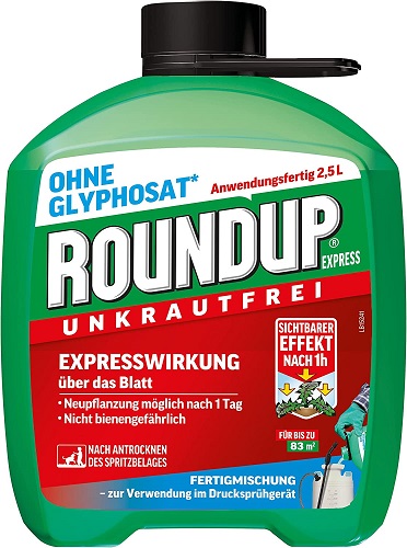 Roundup Express Unkrautfrei Anwendungsfertig Fertigmischung 2,5 Liter Kanister