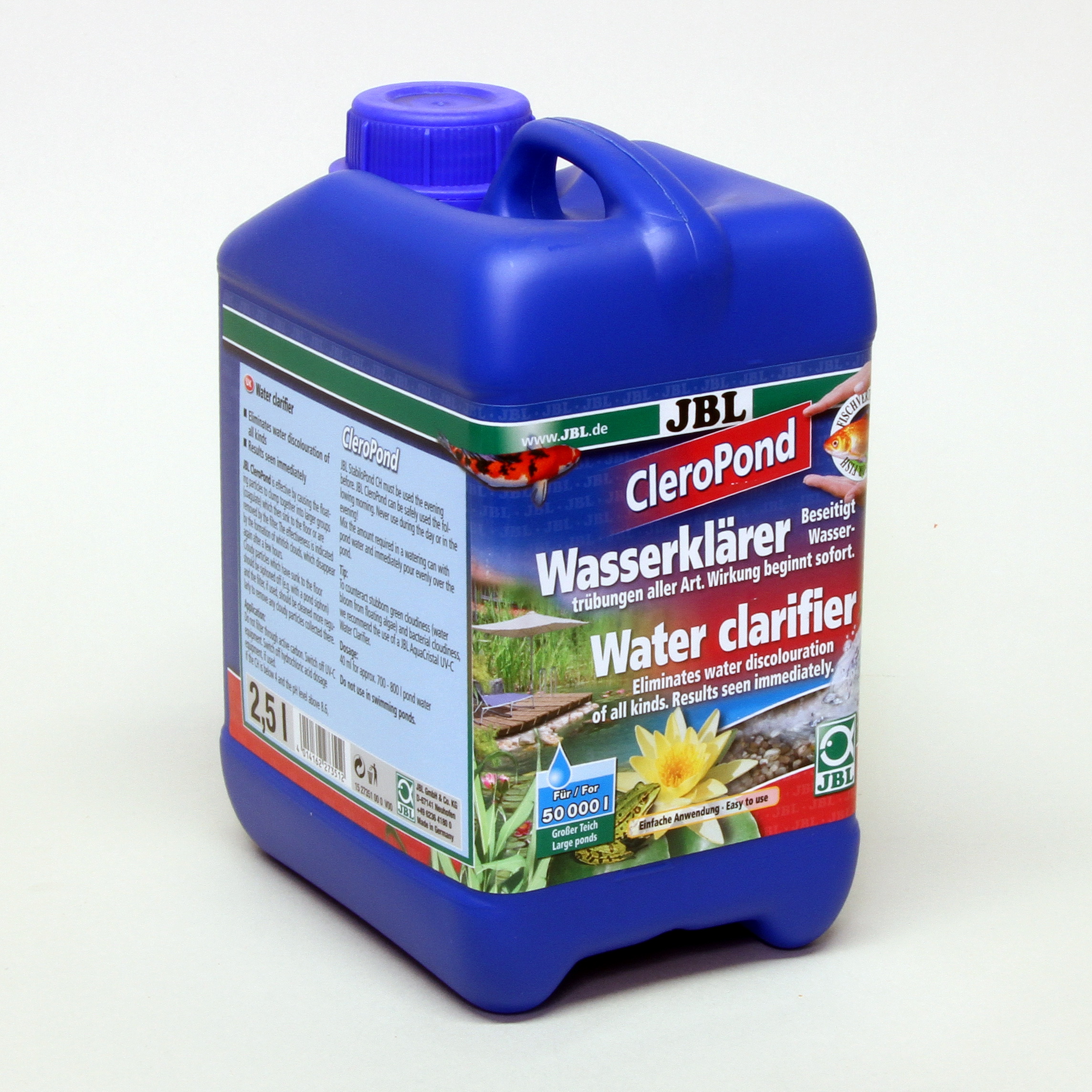 JBL CleroPond 2,5 l Wasserklärer bei Wassertrübungen für Gartenteiche