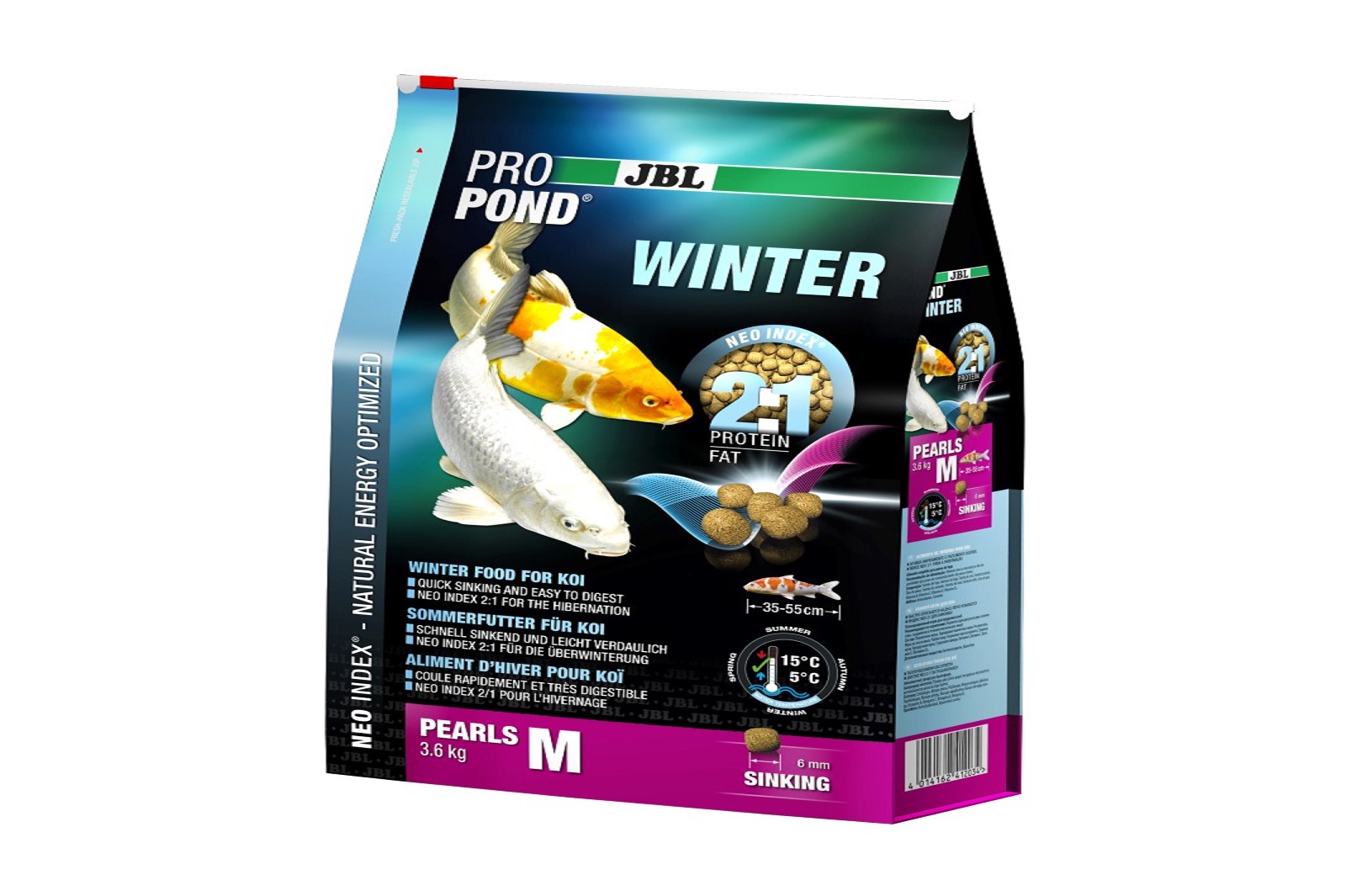 JBL ProPond Winter M  Winterfutter  für mittlere Koi 3,6 Kg