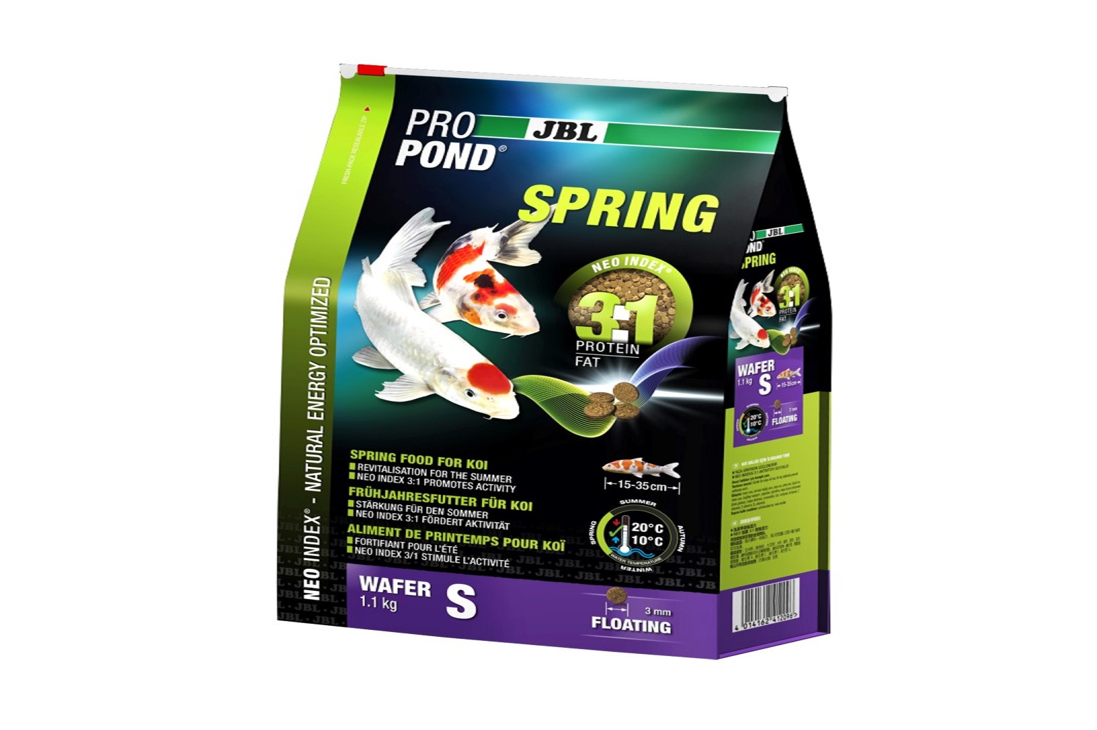 JBL ProPond Spring S Frühjahrsfutter für kleine Koi 1,1 Kg