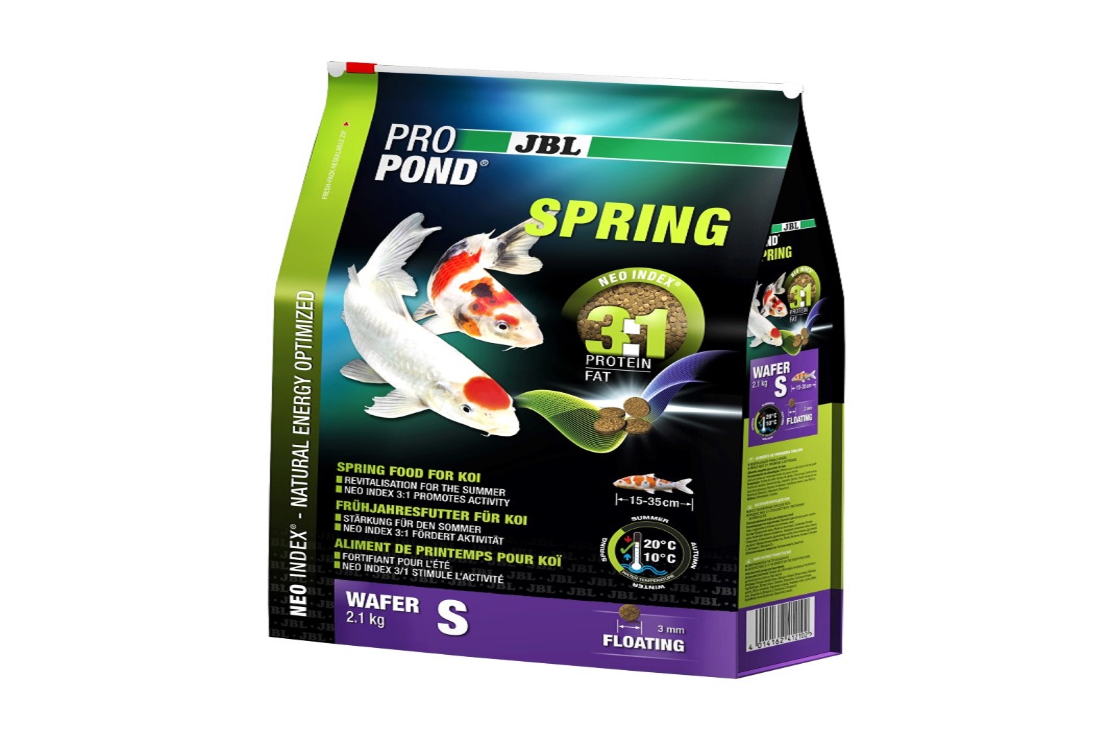 JBL ProPond Spring S Frühjahrsfutter für kleine Koi 2,1 Kg