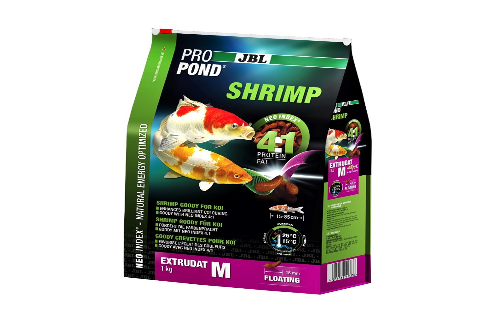 JBL ProPond Shrimp M  Shrimps 1 Kg Leckerbissen für mittlere Koi