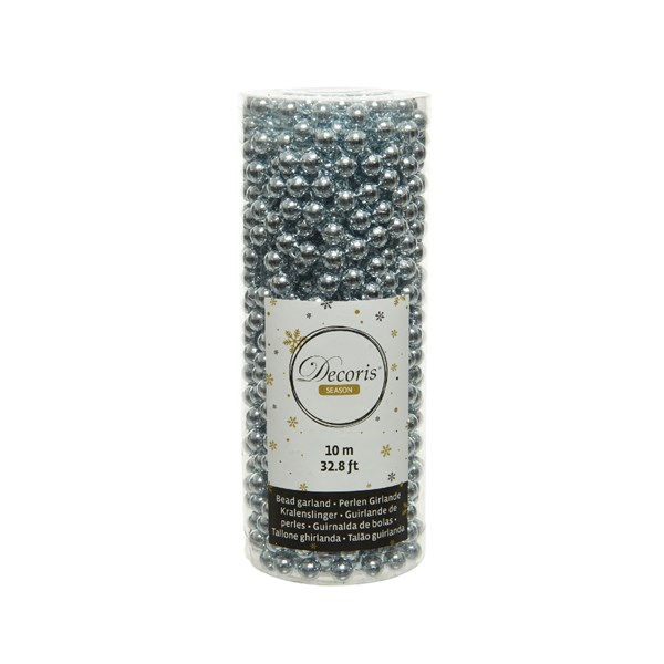 Perlenkette Perlenband Perlengirlande Kunststoff Ø 0,8 cm Länge 10 m winterhimmel