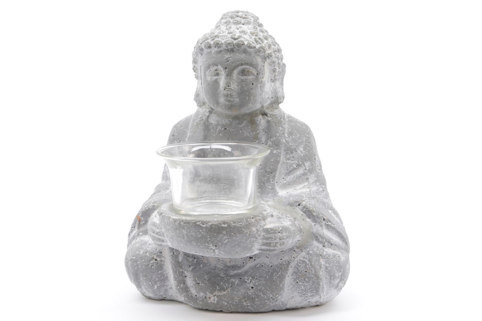 Keramik-Buddha mit Teelicht