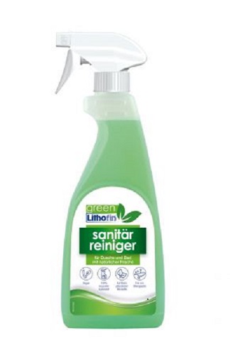 Green by Lithofin Sanitärreiniger 500 ml Veganer Reiniger Bad und Dusche