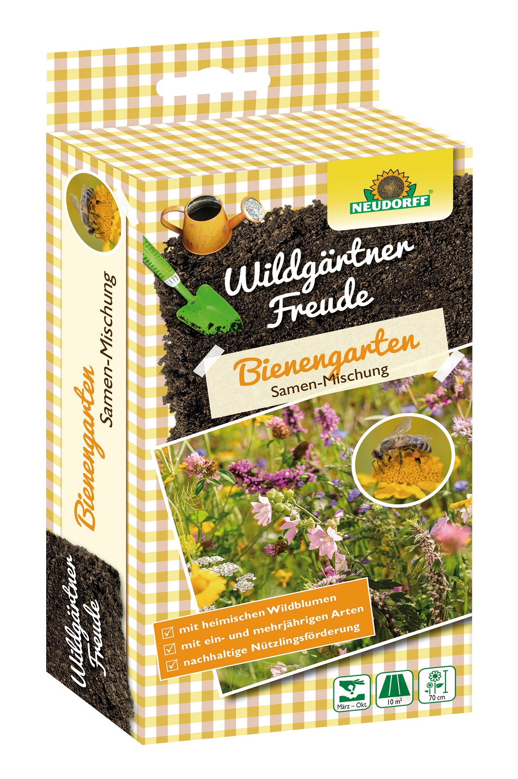 Neudorff WildgärtnerFreude Samen Mischung Bienengarten 50 g Wildblumensamen f. Wildbienen Neu
