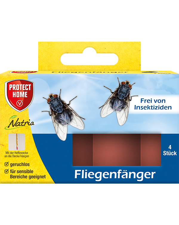 Protect Home Natria Fliegenfänger 4 Stück Frei von Insektiziden