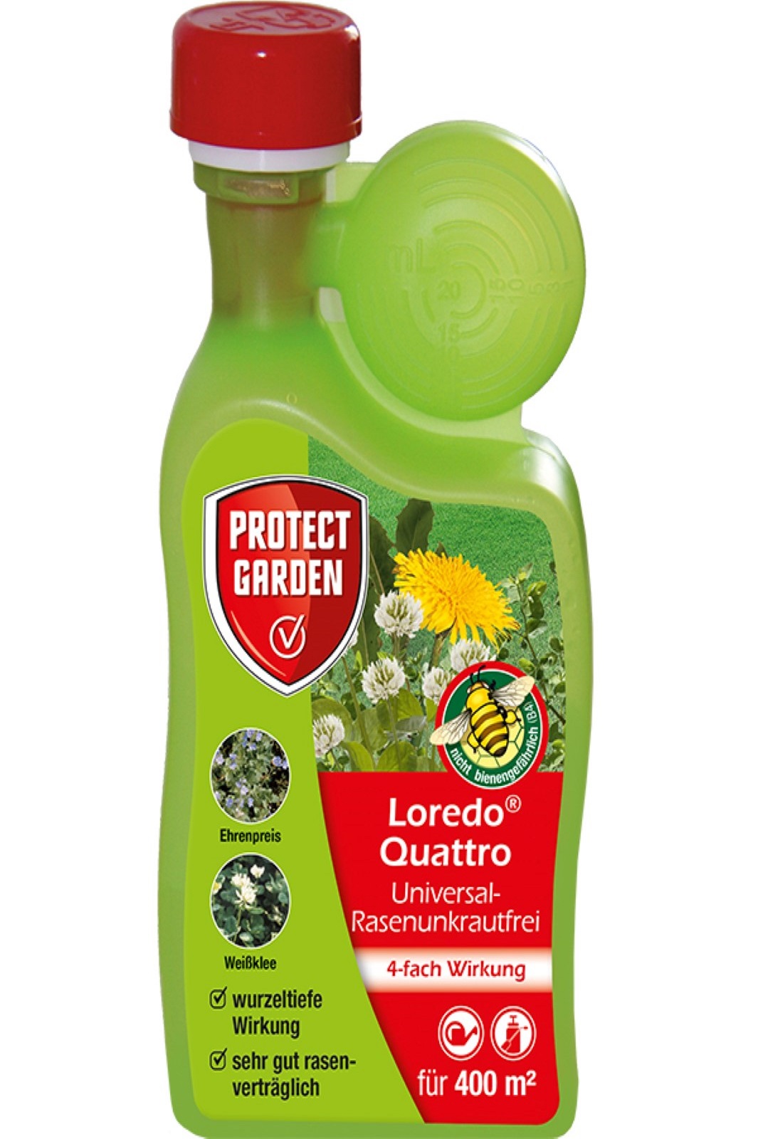 Protect Garden Loredo Quattro Universal Rasenunkrautfrei 4 x 400ml