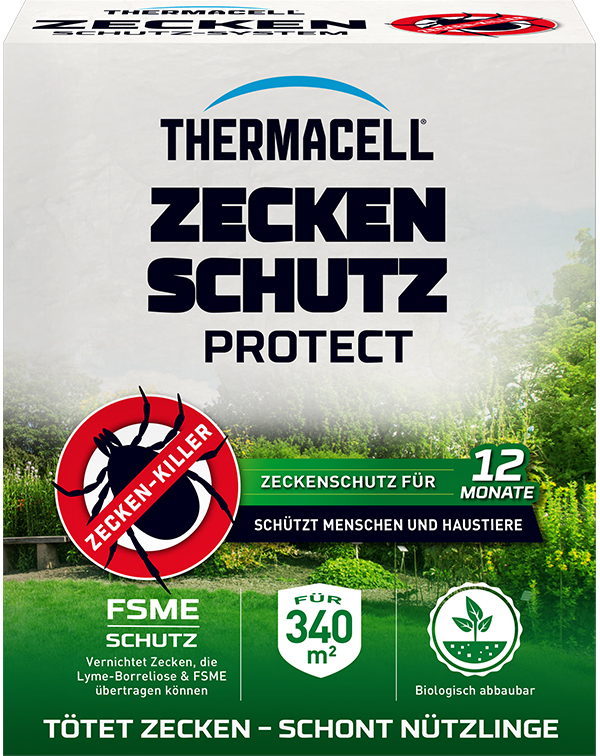 Thermacell Zeckenschutz Protect 8 Stck  Zeckenröhre Schutz im Garten