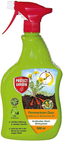 Protect Garden Permaclean Duo Unkraut & Wurzel-Ex AF 1 l wurzeltiefer Wirkung