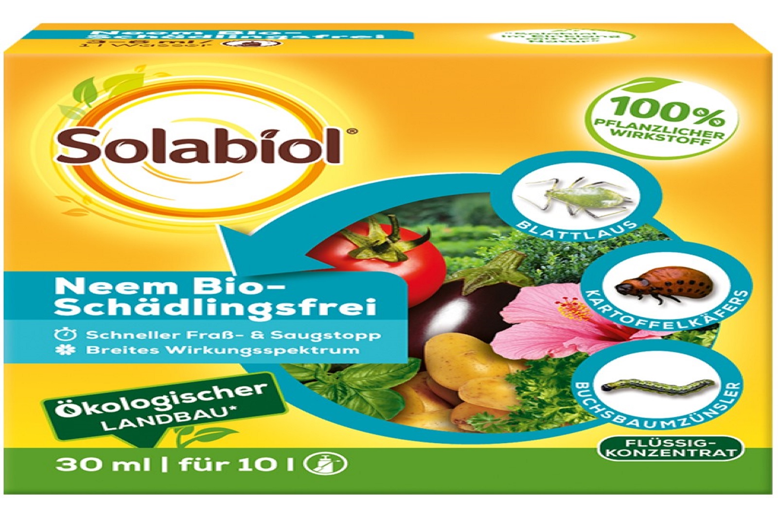 Solabiol Schädlingsfrei Neem Bio 30 ml auch für den ökologischen Landbau