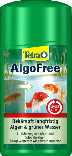 Tetra Pond AlgoFree Algenmittel gegen Schwebealgen und grünes Wasser 1 Liter